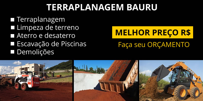 TERRAPLANAGEM BAURU - BAIRROS ATENDIDOS EM BAURU